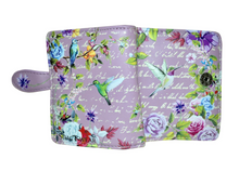 Load image into Gallery viewer, Small Women’s Wallet - Hummingbird Purple