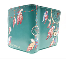 Load image into Gallery viewer, Small Women’s Wallet - Dreamcatcher Teal