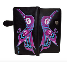 Load image into Gallery viewer, Large Women’s Wallet - Indigenous Hummingbird