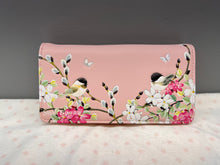 Load image into Gallery viewer, Large Women's Wallet - Chickadee Garden