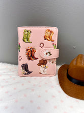 Load image into Gallery viewer, Small Women’s Wallet - Cowgirl Boots
