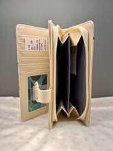 Load image into Gallery viewer, Large Women’s Wallet - Dream Catcher Cream