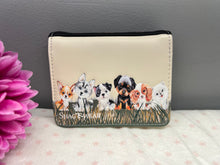Load image into Gallery viewer, Small Women’s Wallet - Puppy Love Cream
