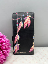 Load image into Gallery viewer, Large Women’s Wallet - Dream Catcher Black