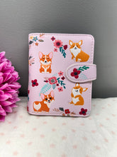 Load image into Gallery viewer, Small Women’s Wallet - Corgi Pink
