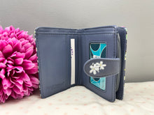 Load image into Gallery viewer, Small Women’s Wallet - Chickadees Blue
