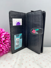 Load image into Gallery viewer, Large Women's Wallet - Corgi Black