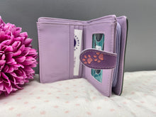 Load image into Gallery viewer, Small Women’s Wallet - Puppy Love Purple