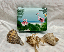 Load image into Gallery viewer, Small Women’s Wallet - Flamingo
