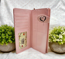 Load image into Gallery viewer, Large Women’s Wallet - Dance Pink