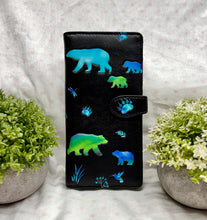 Load image into Gallery viewer, Large Women&#39;s Wallet - Polar Bears
