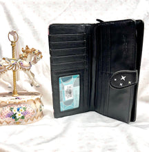 Load image into Gallery viewer, Large Women’s Wallet - Unicorn Black
