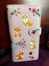 Load image into Gallery viewer, Large Women's Wallet - Corgi Pink