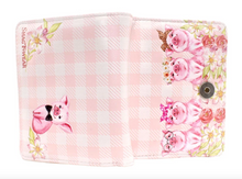 Load image into Gallery viewer, Small Women’s Wallet - Piglets pink
