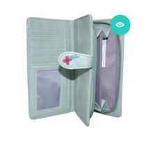 Load image into Gallery viewer, Large Women's Wallet - Corgi Mint