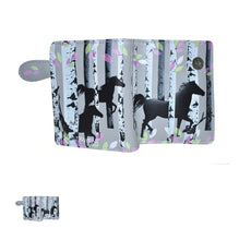 Load image into Gallery viewer, Small Women’s Wallet - Forest Horse Grey
