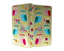 Load image into Gallery viewer, Large Women&#39;s Wallet - Owl Garden Cream
