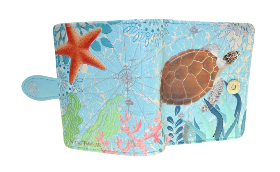 Small Women’s Wallet - Sea Turtle