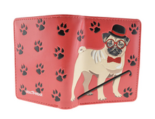 Load image into Gallery viewer, Small Women’s Wallet - Pug Salmon Pink
