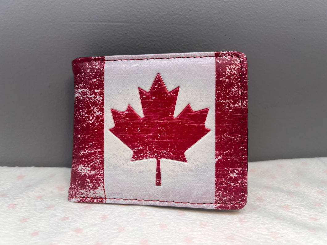 Mens Wallet - Canadian Flag