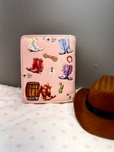 Load image into Gallery viewer, Small Women’s Wallet - Cowgirl Boots
