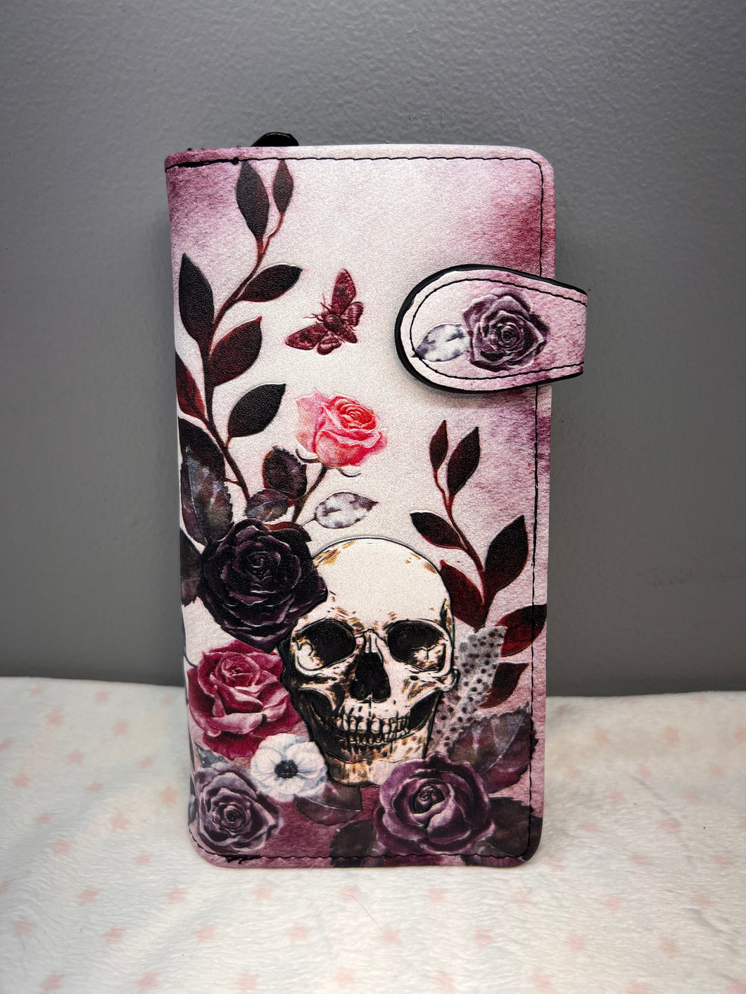 Large Women’s Wallet - Skulls N Roses