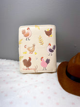 Load image into Gallery viewer, Small Women’s Wallet - Chickens
