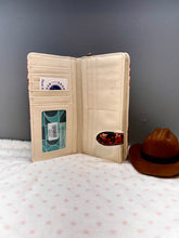 Load image into Gallery viewer, Large Women’s Wallet - Autumns Horse Cream
