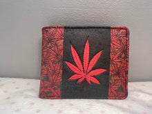 Load image into Gallery viewer, Mens Wallet - Cannabis Red Leaf

