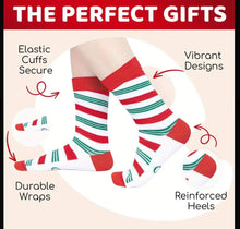 Load image into Gallery viewer, Socks - Christmas Candy Cane
