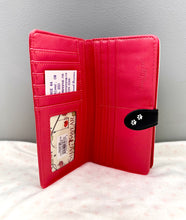 Load image into Gallery viewer, Large Women’s Wallet - Life is better with a Cat
