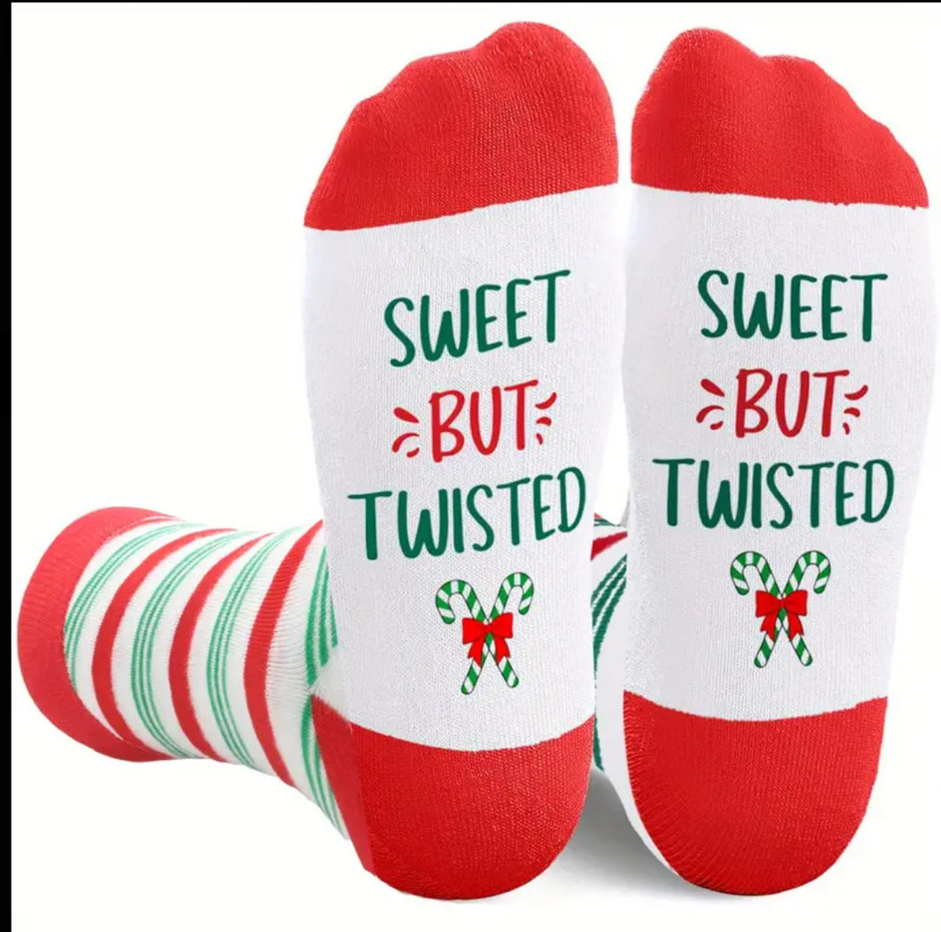 Socks - Christmas Candy Cane