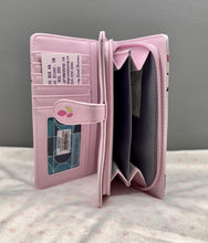 Load image into Gallery viewer, Large Women&#39;s Wallet - Forest Horse Pink
