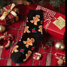 Load image into Gallery viewer, Socks - Christmas Gingerbread
