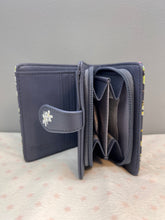 Load image into Gallery viewer, Small Women’s Wallet - Chickadees Blue
