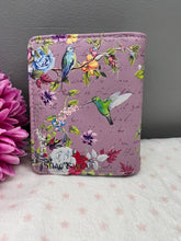 Load image into Gallery viewer, Small Women’s Wallet - Hummingbird Purple
