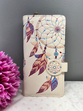Load image into Gallery viewer, Large Women’s Wallet - Dream Catcher Cream
