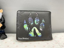 Load image into Gallery viewer, Mens Wallet - Wolf Paw Black
