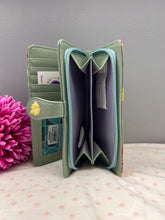 Load image into Gallery viewer, Large Women&#39;s Wallet - Red Panda Mint
