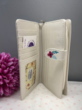 Load image into Gallery viewer, Large Women&#39;s Wallet - Owl Garden Cream
