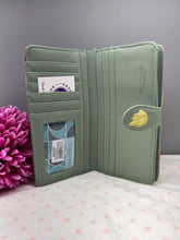 Load image into Gallery viewer, Large Women&#39;s Wallet - Red Panda Mint
