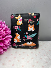 Load image into Gallery viewer, Small Women’s Wallet - Corgi Black
