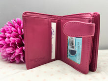 Load image into Gallery viewer, Small Women’s Wallet - Paw Fuschia
