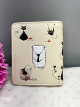 Load image into Gallery viewer, Small Women’s Wallet - Yoga Cats
