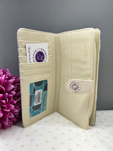 Load image into Gallery viewer, Large Women&#39;s Wallet - Sea Horse White
