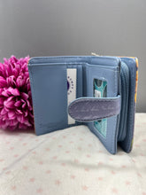 Load image into Gallery viewer, Small Women’s Wallet - Sunflowers Blue
