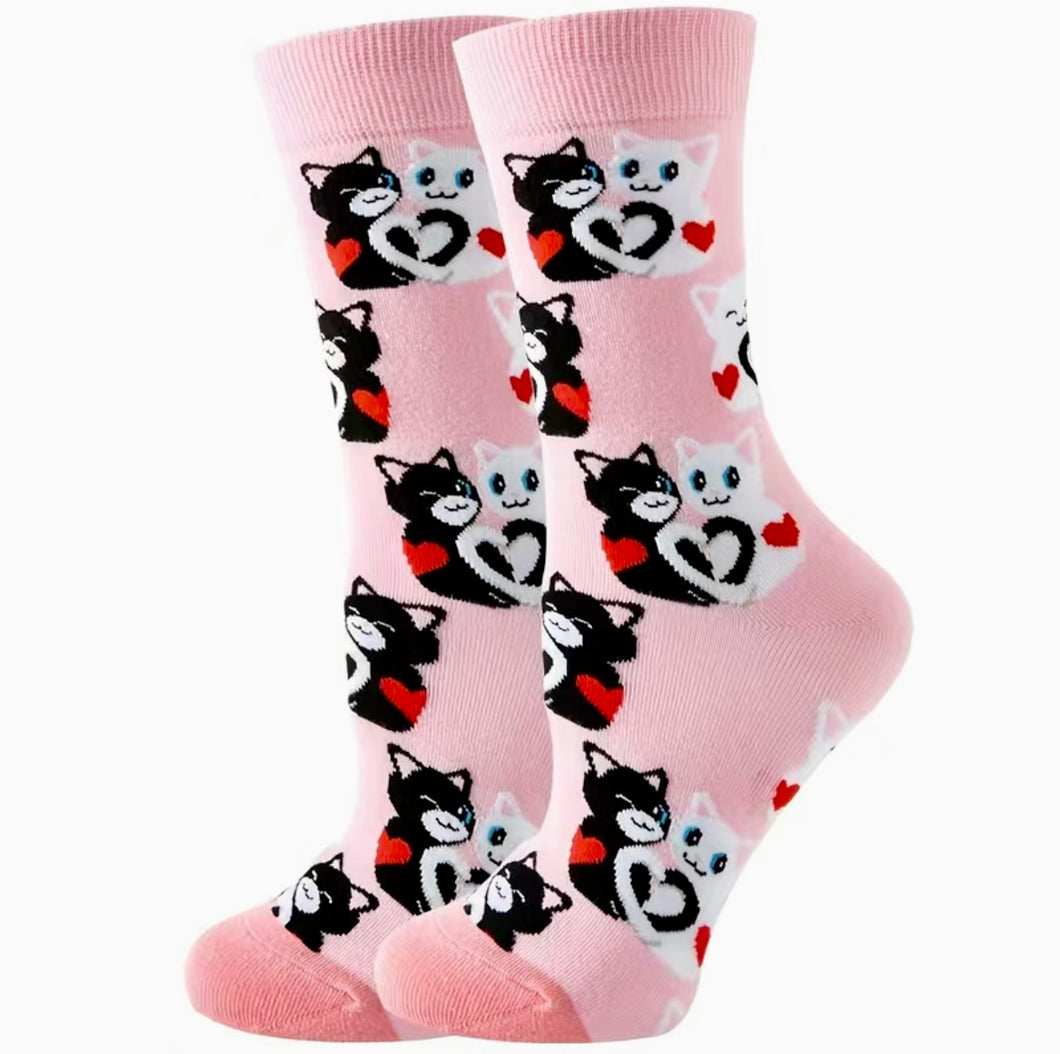 Socks - Cat Love