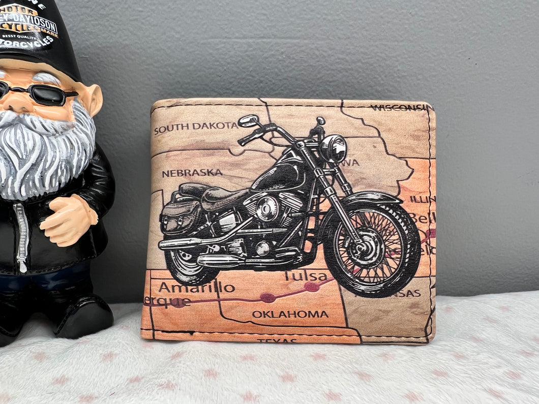 Mens Wallet - Motorcycle