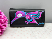 Load image into Gallery viewer, Large Women’s Wallet - Indigenous Hummingbird
