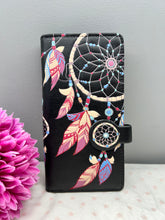 Load image into Gallery viewer, Large Women’s Wallet - Dream Catcher Black
